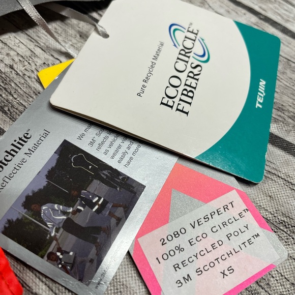 Women’s XS Vespertine 3M Scotch Reflective Neon Orange Vest for Jogging Excersis - Picture 7 of 10